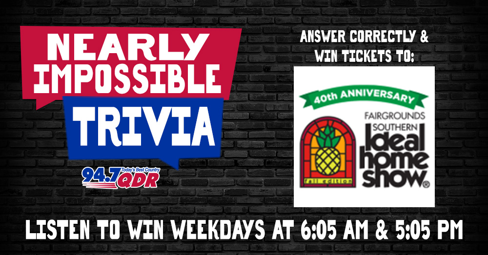 Nearly Impossible Trivia: Win Tickets to the Southern Ideal Home Show!