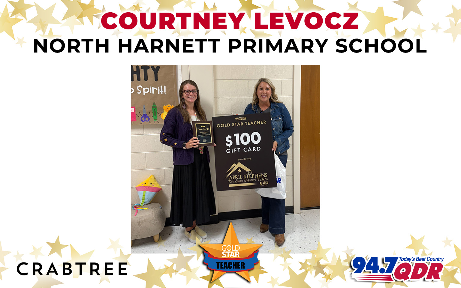 Gold Star Teacher of the Month: Courtney Levocz, September 2025 Gold Star Teacher of the Month: Courtney Levocz, September 2025