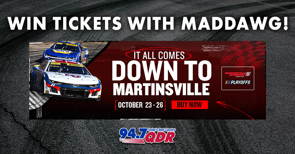 Win Tickets to Martinsville Speedway!