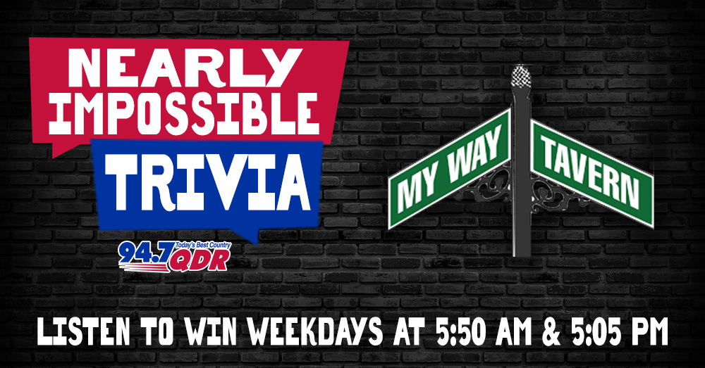 Nearly Impossible Trivia: Win a $50 Gift Card to My Way Tavern