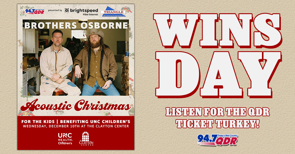 WINS-DAY! Listen for the QDR Ticket Turkey