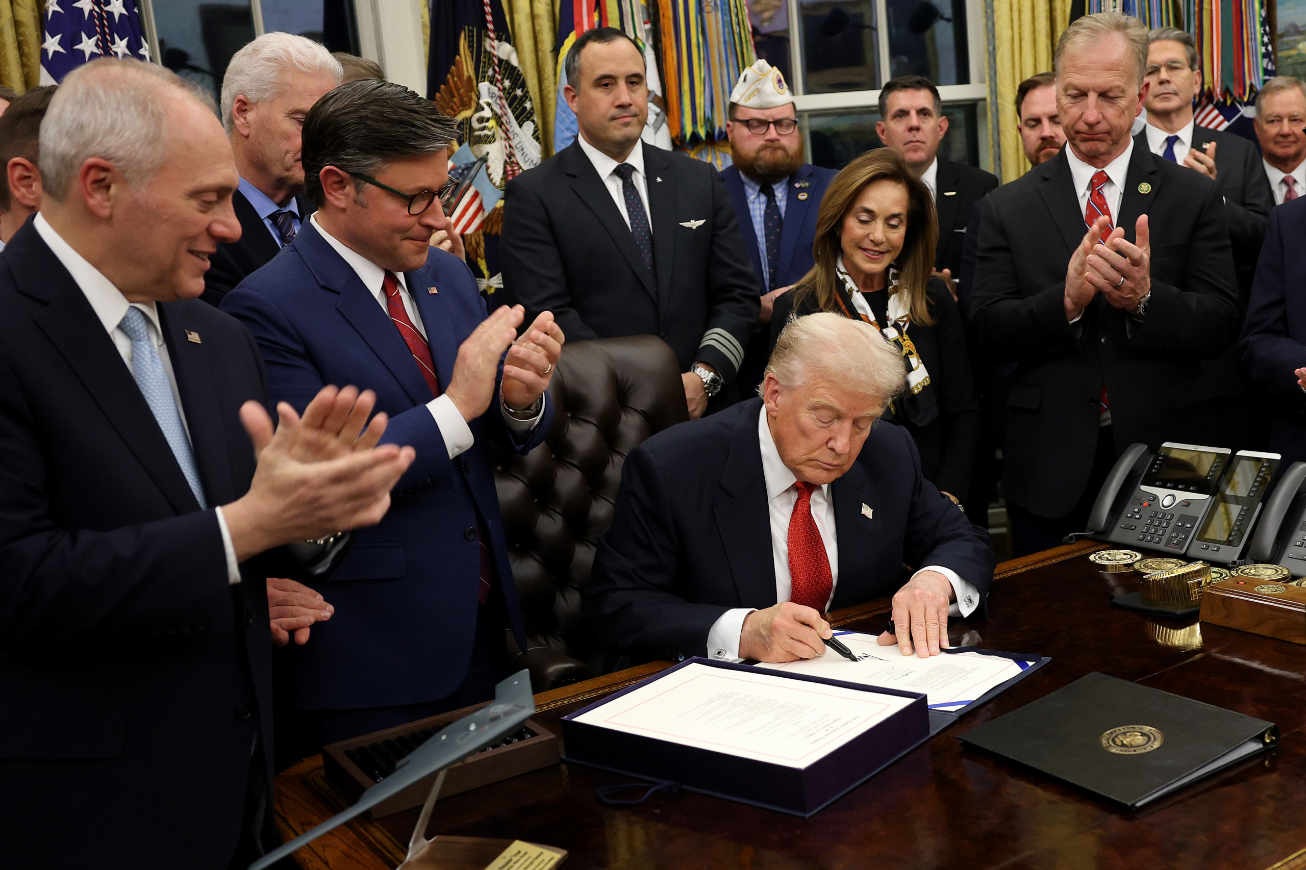 President Trump signs government funding bill, ending shutdown after a record 43-day disruption