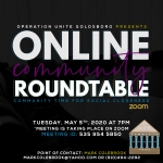 Tuesday Community Roundtable To Be Held Virtually