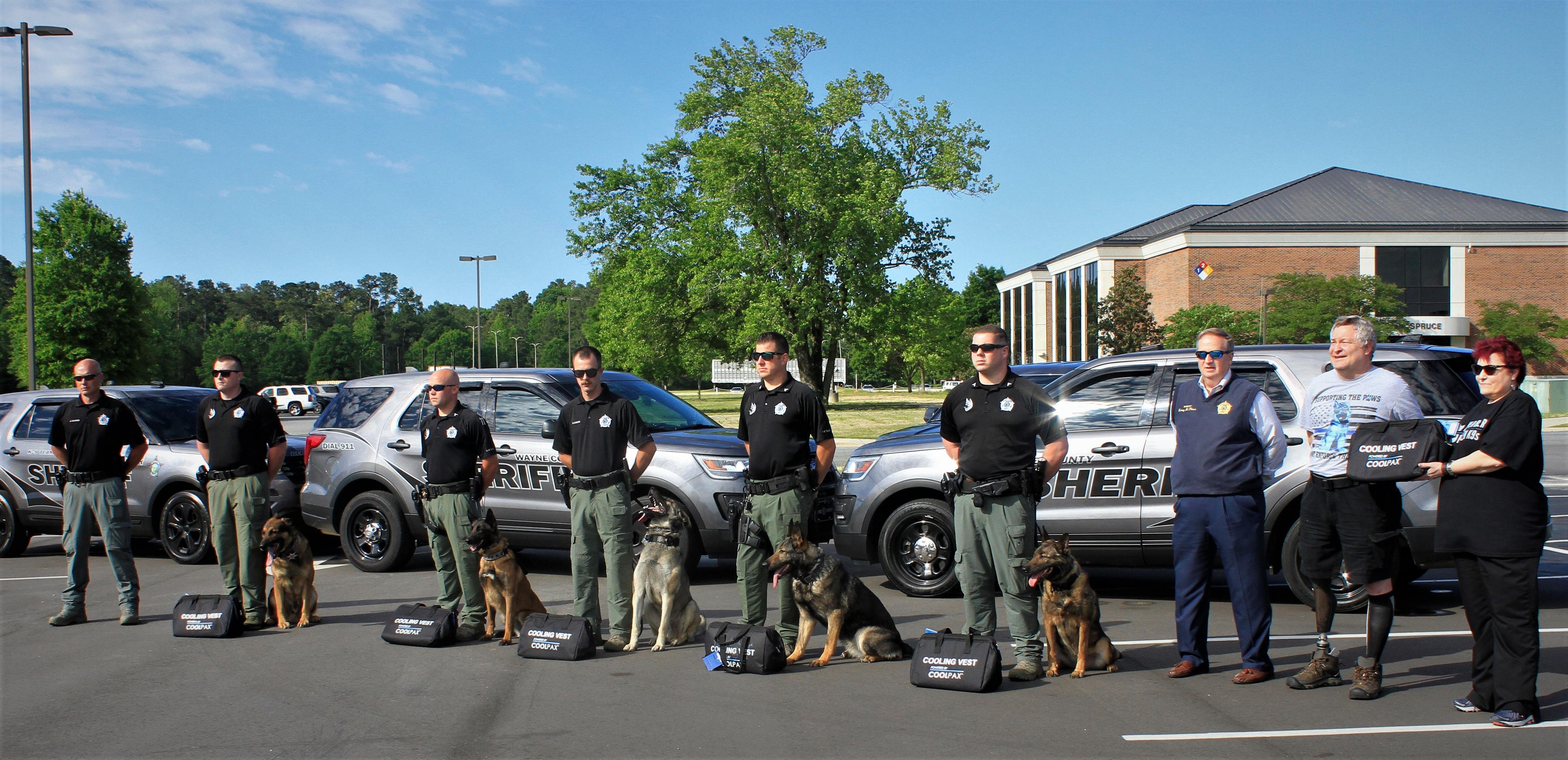 New Cooling Vests Donated To Sheriff’s K-9 Units (PHOTOS)