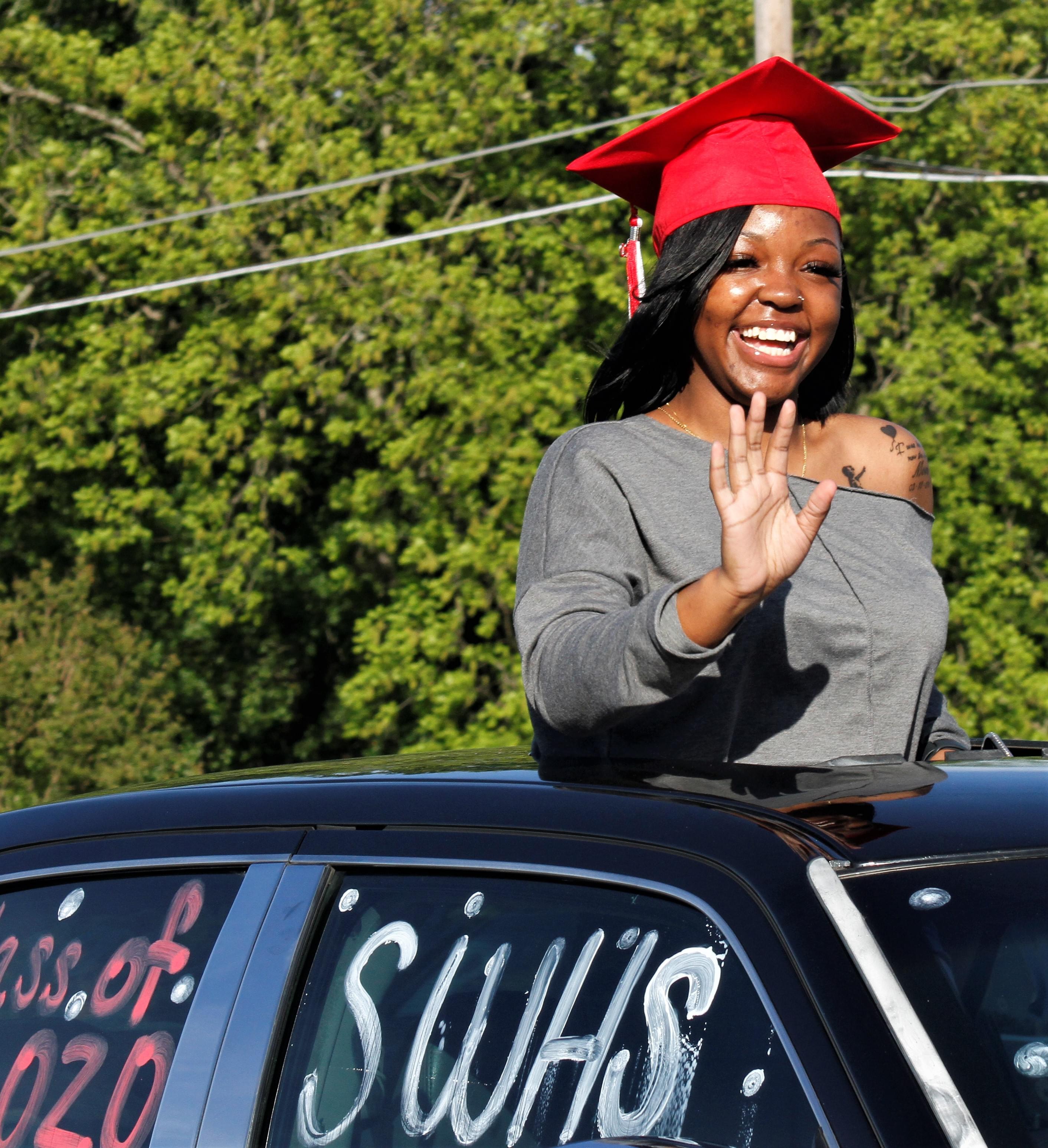 Mt. Olive Holds Second Senior Parade On Tuesday