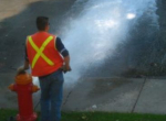 Patetown Fire Department Flushing Hydrants