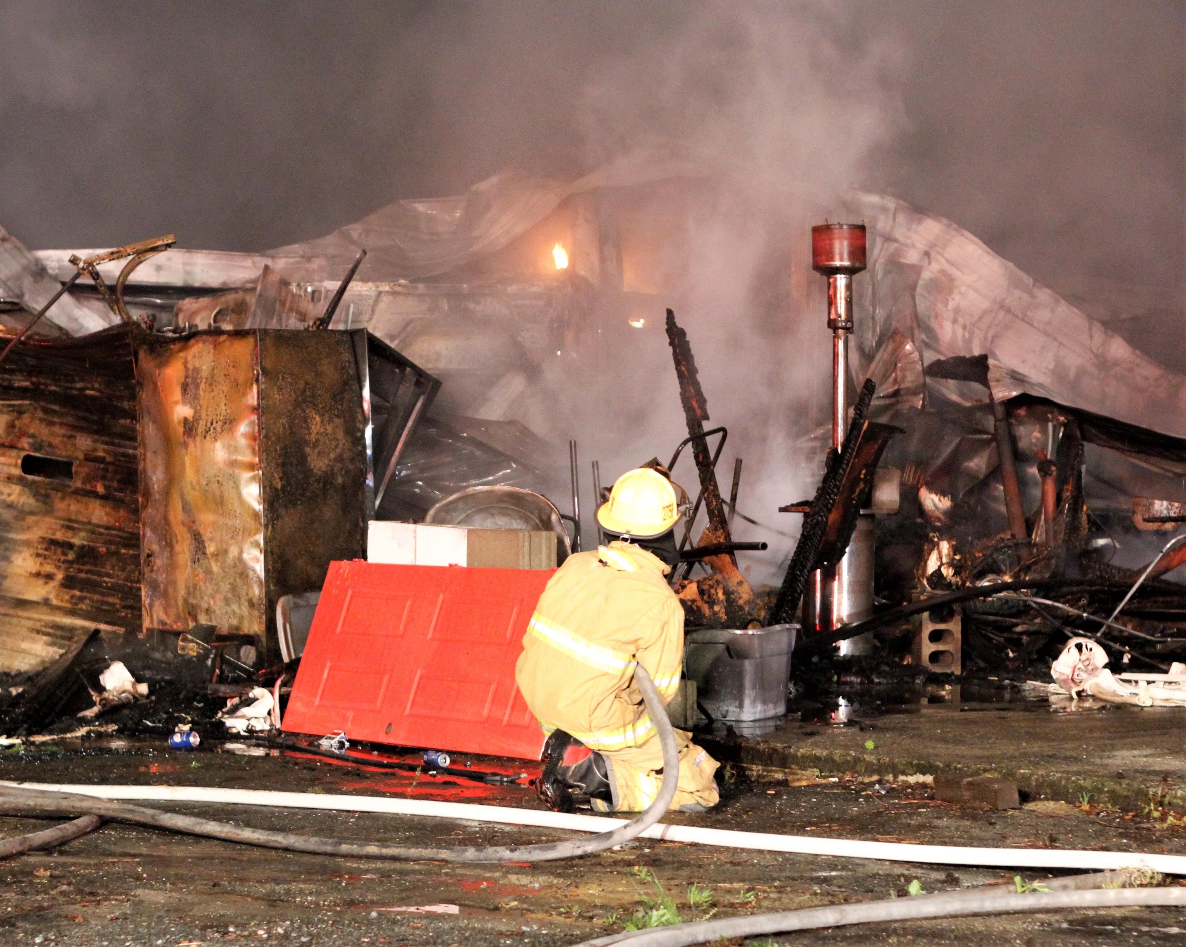 Early Morning Garage Fire In Seven Springs (PHOTO GALLERY)