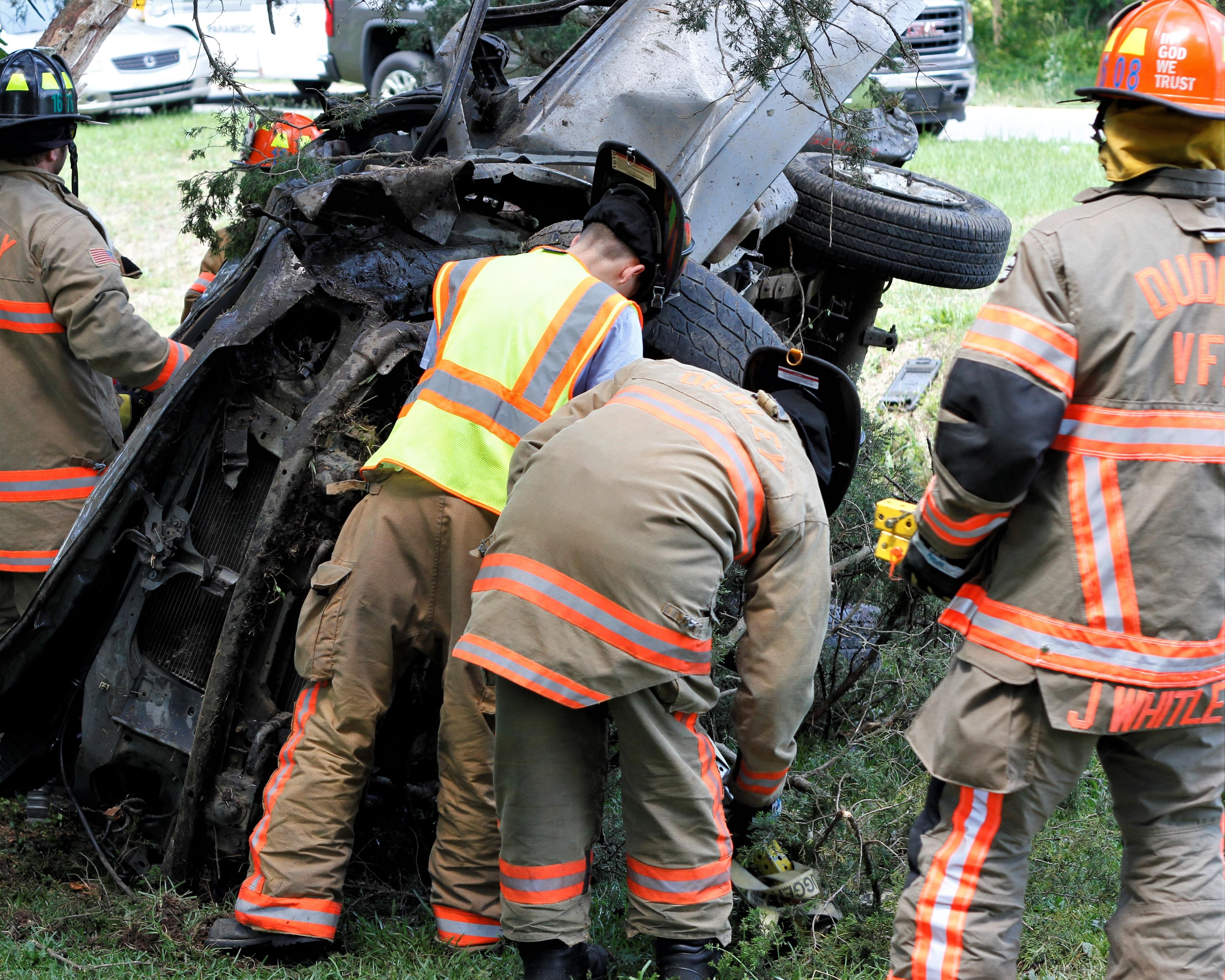 Driver Airlifted To Hospital Following Crash Near Brogden (PHOTOS)