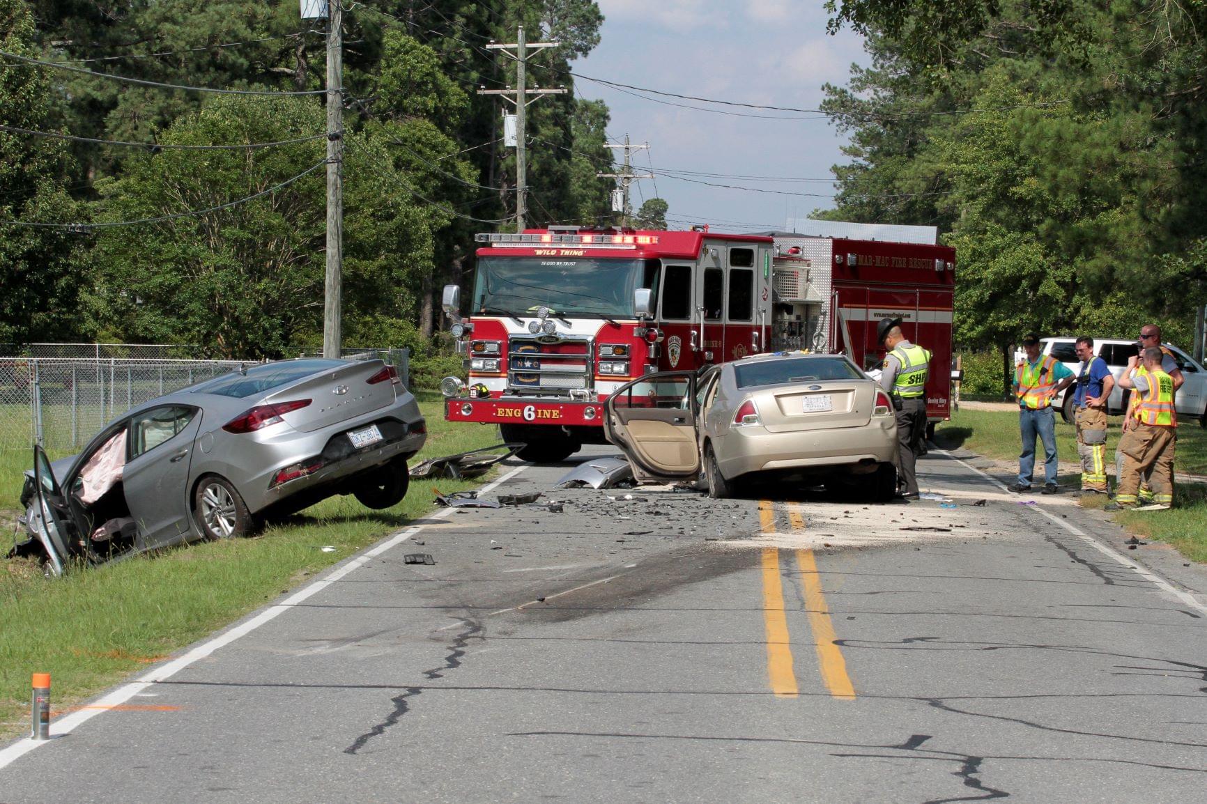 3 Injured In Wayne County Car Crash (PHOTO GALLERY) Goldsboro Daily News