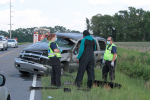 SUV Runs Off Garner Chapel Road (PHOTOS)