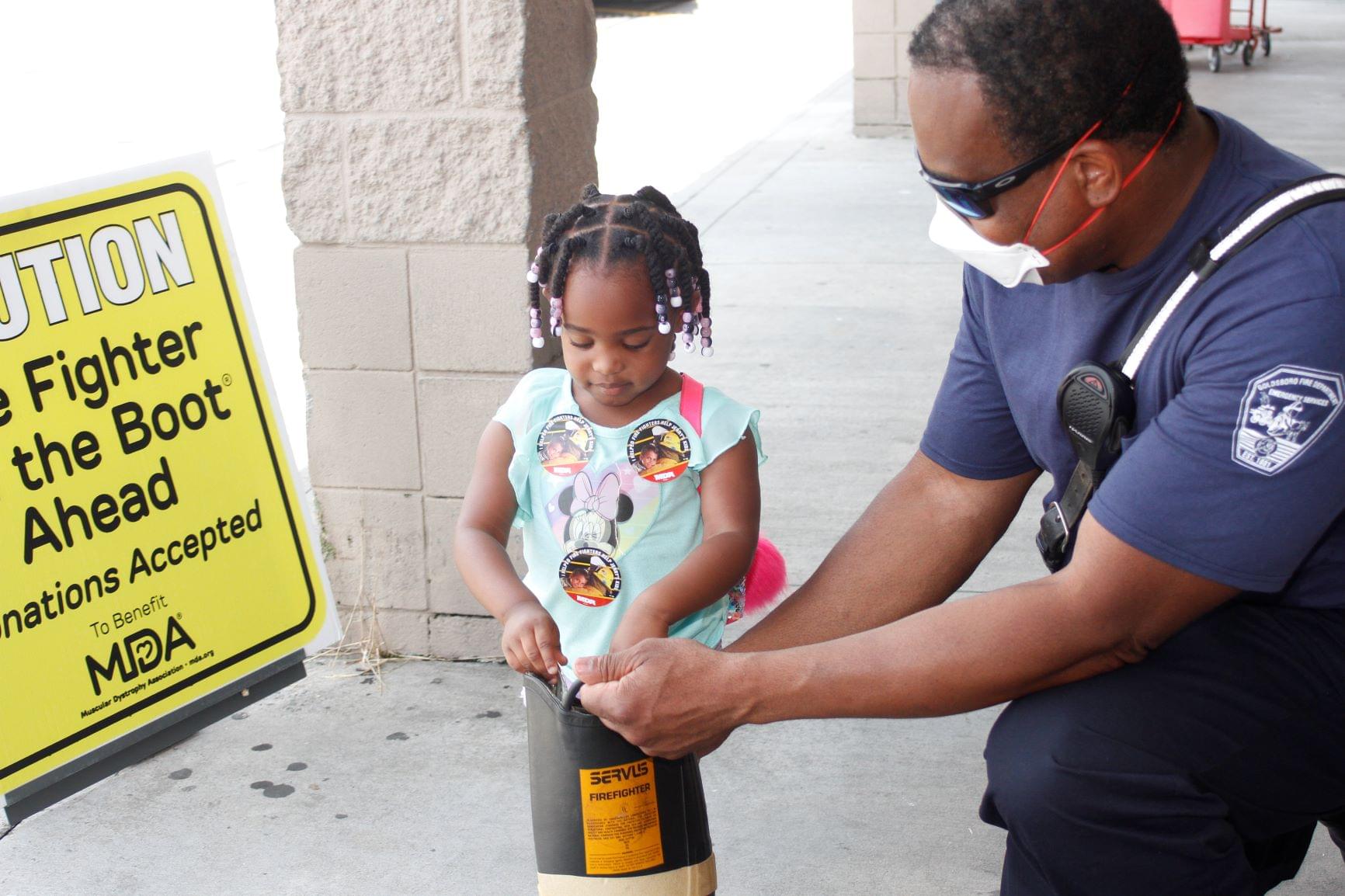 Goldsboro Firefighters Raise Over $8,000 for MDA