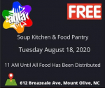 Soup Kitchen & Food Pantry In Mount Olive On Tuesday