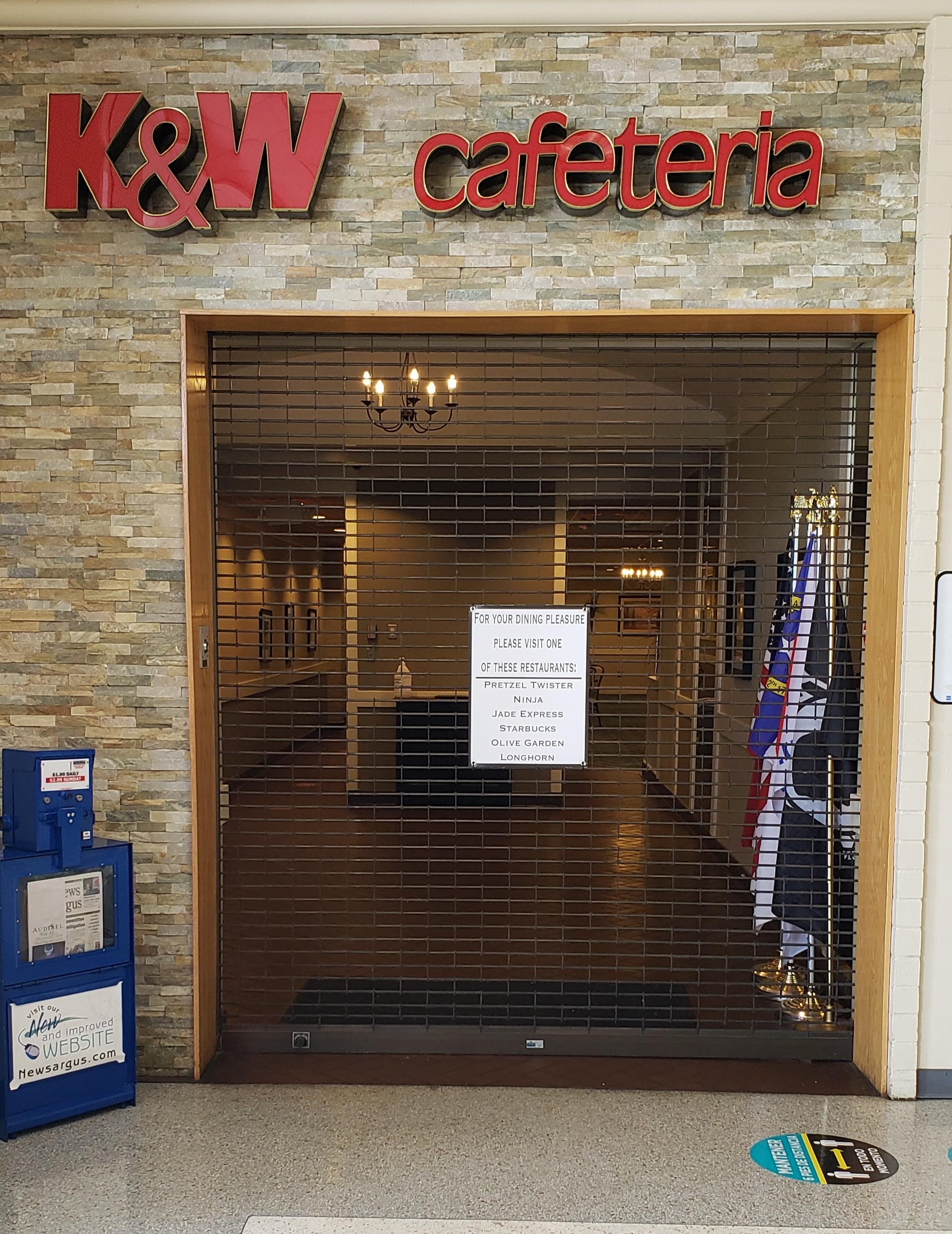 UPDATE: K&W Closes Its Doors Permanently