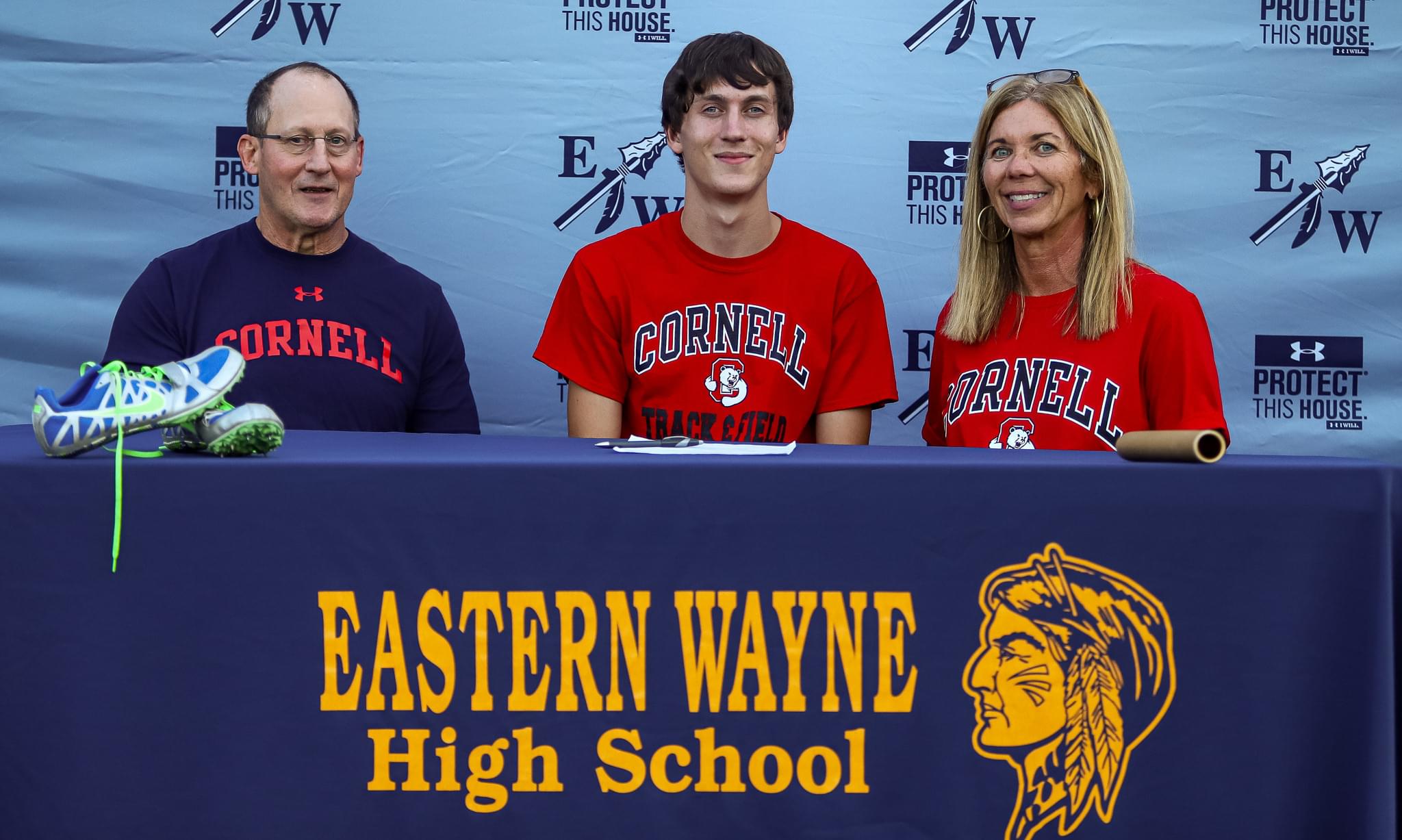 Eastern Wayne’s Angus Dove runs to Cornell