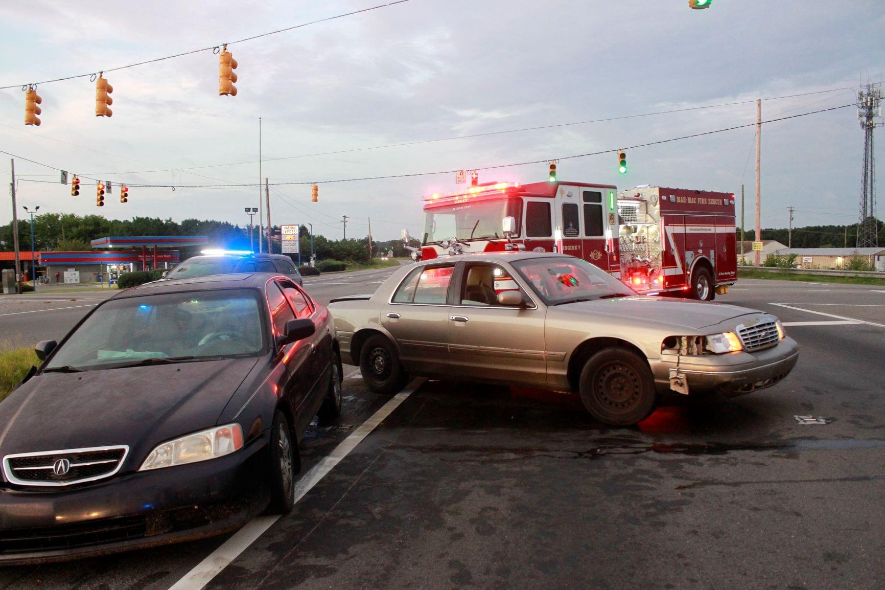 Two Vehicle Accident Call For Assist From Sheriff Deputies