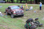 Trailer Detaches From Truck During Accident (PHOTOS)