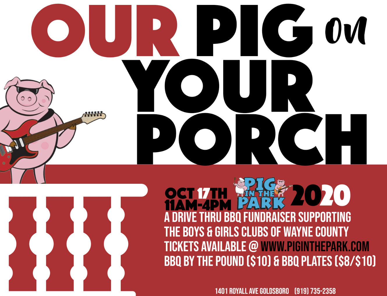 Drive-Thru Pig In The Park Set For October 17