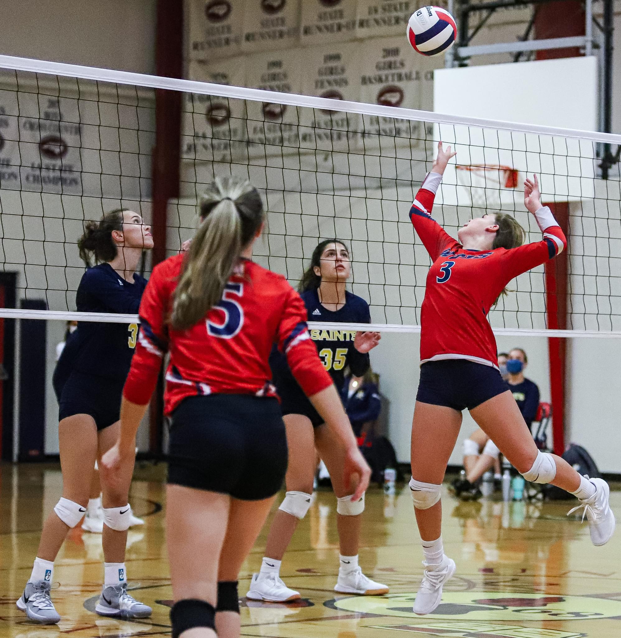 Chargers Fall To John Paul II In Volleyball (PHOTO GALLERY)