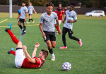 Strike Eagles Take On Raleigh International In Friendly Match (PHOTO GALLERY)