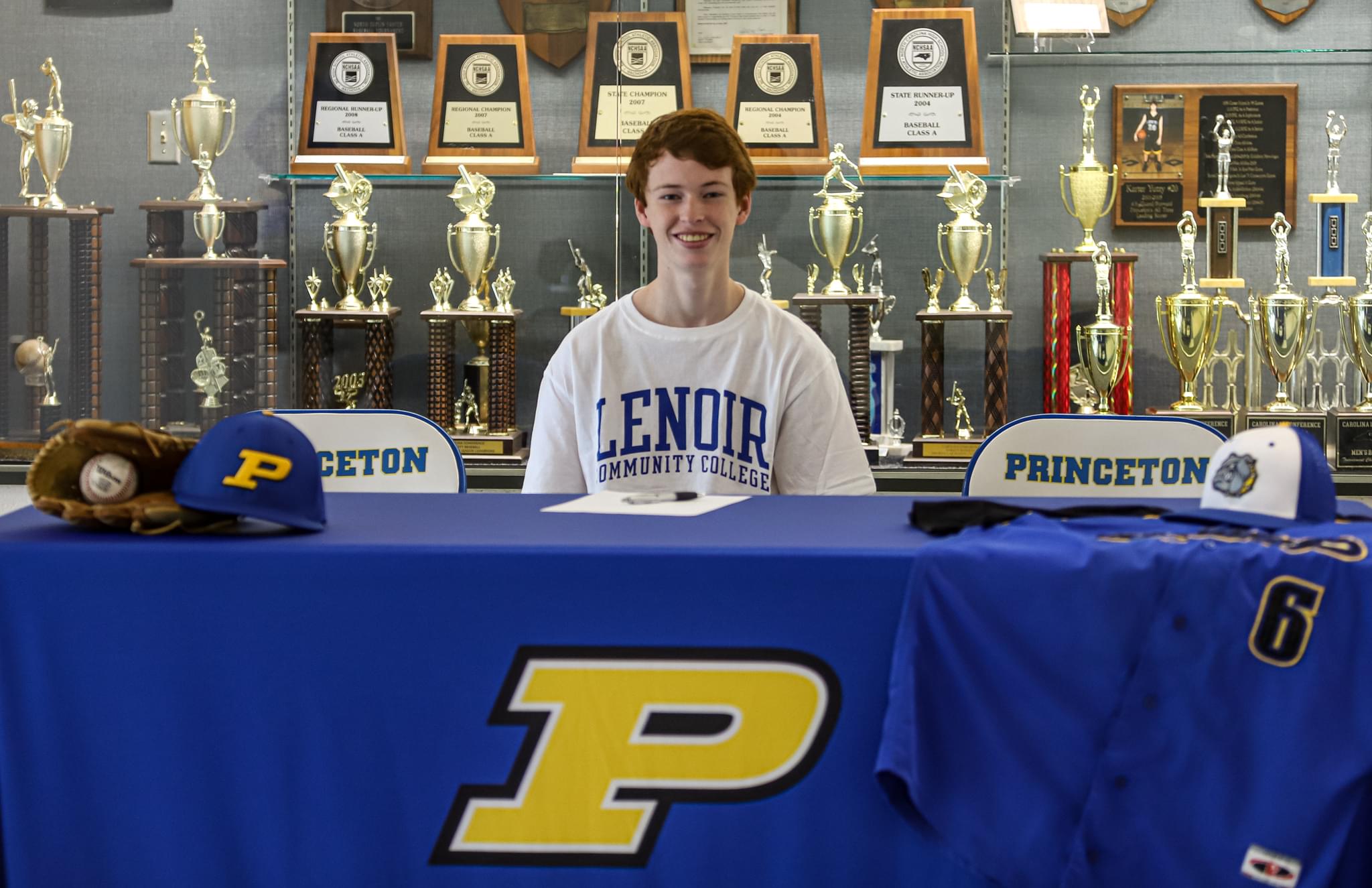 Princeton’s Gurganious Signs NLI With Lenoir CC