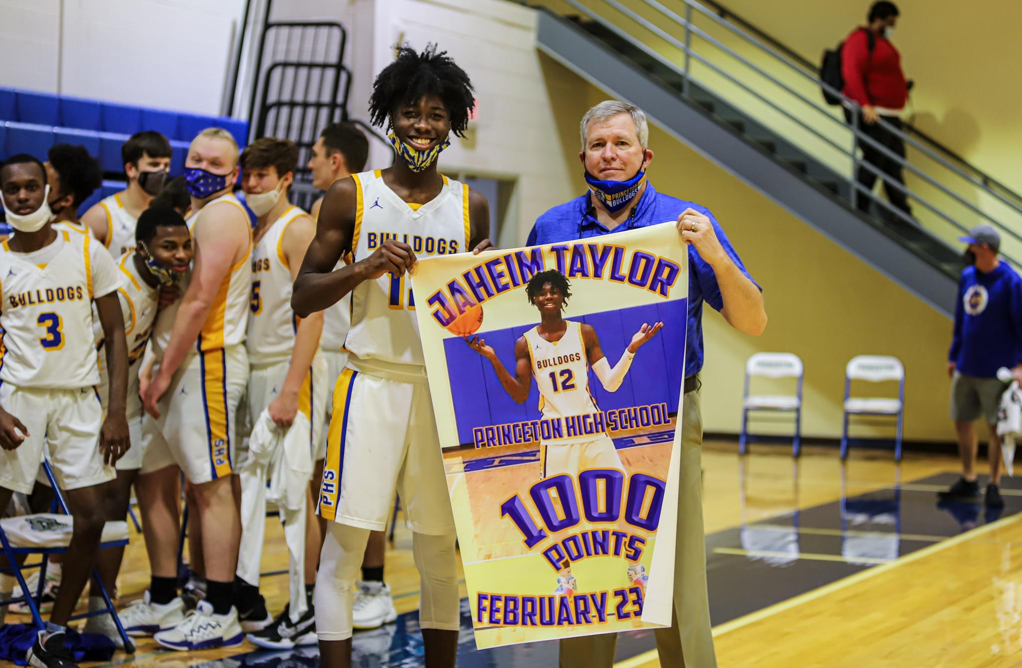 Boys Basketball: Princeton’s Jaheim Taylor Hits 1,000 Points For Career In Playoff Win (PHOTO GALLERY)