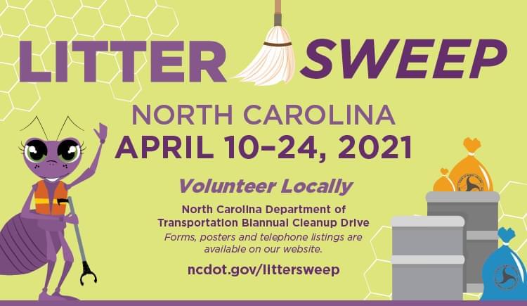 NCDOT: Over 3 Million Pounds Of Roadside Litter Collected This Year