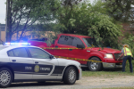 Driver Unknown After Pickup Crashes On Hwy. 55 (PHOTOS)