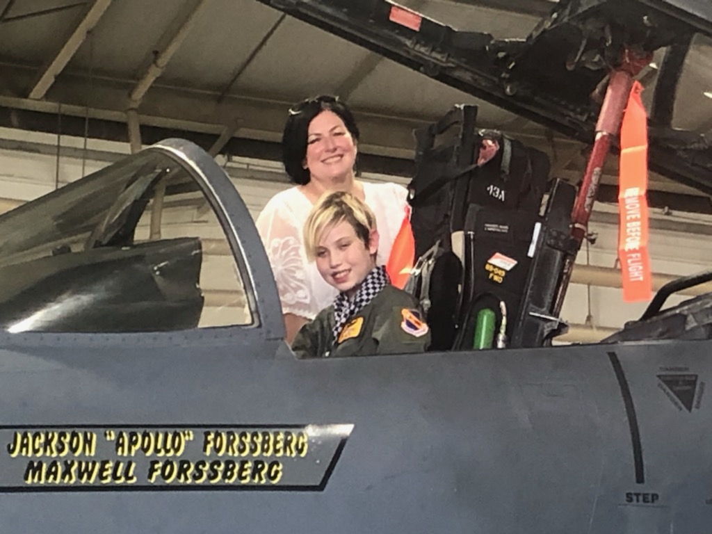 13-Year-Old Climbs Into F-15, Becomes “Pilot For A Day” (PHOTO GALLERY)