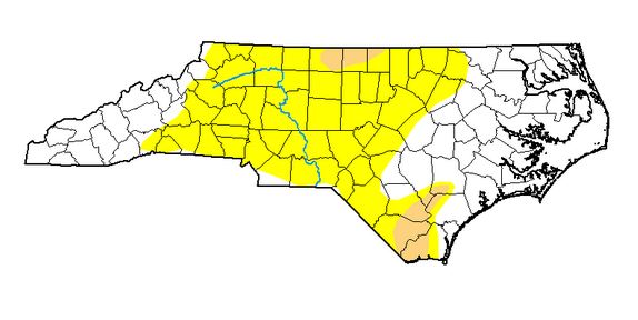 Dry Conditions Ease Locally, But Nearby In Central N.C.