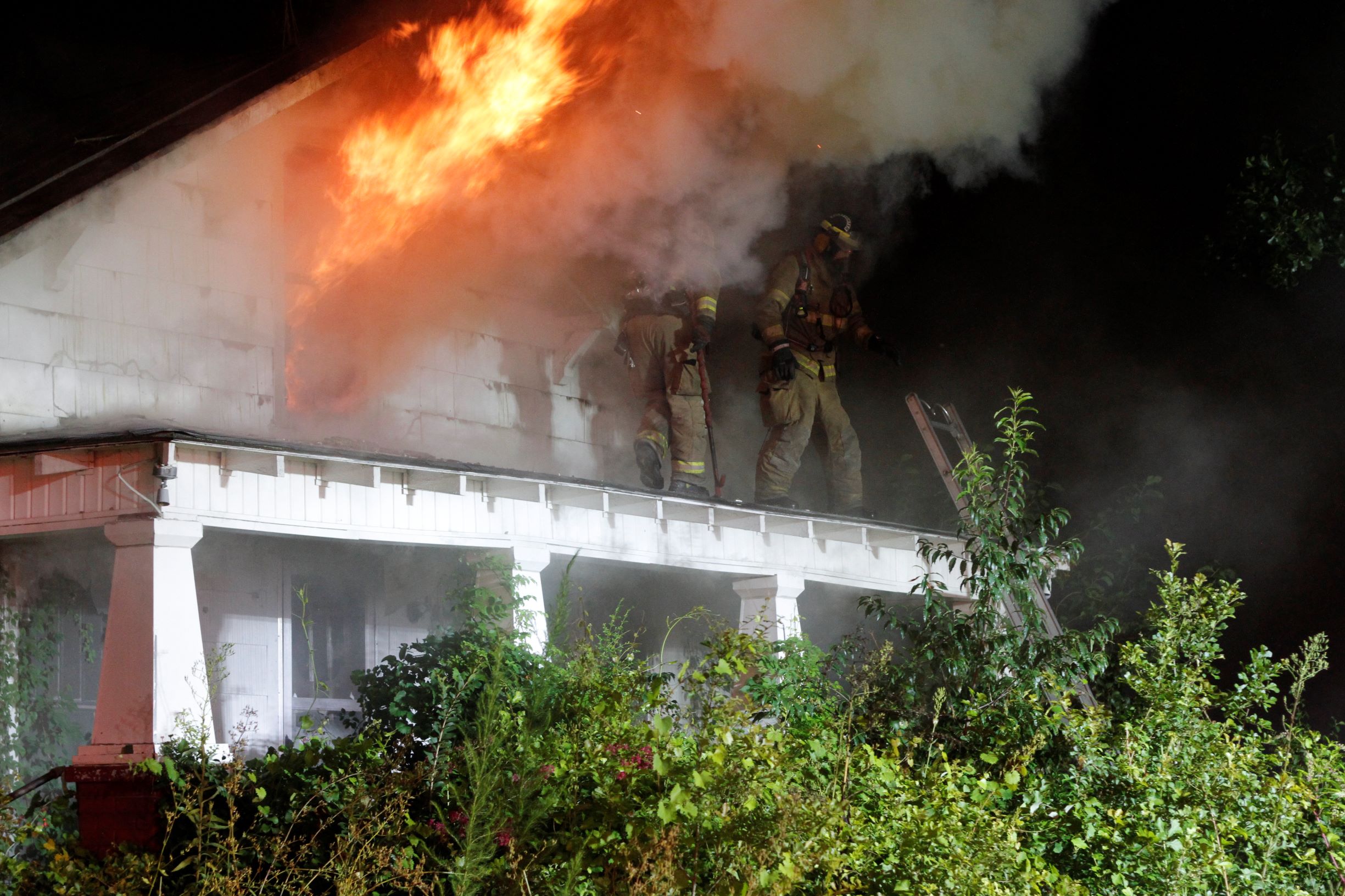 UPDATE: Fire Rips Through Abandoned Home Near Brogden (PHOTO GALLERY)