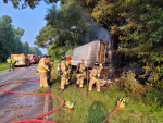 Semi Runs Off Stevens Mill Road (PHOTOS)