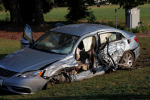 Four Hospitalized In Two Car Crash