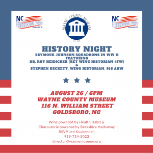 RSVP For History Night Lecture At The Wayne County Museum