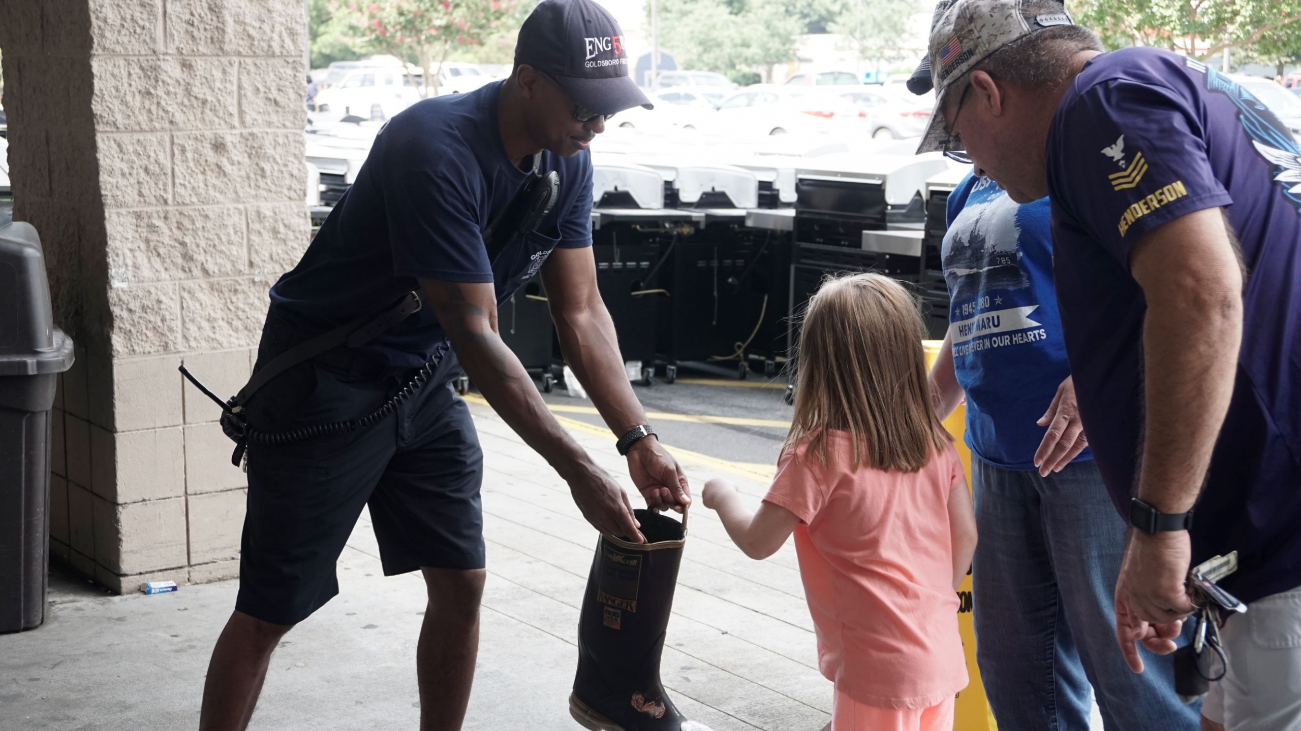 GFD Firefighters Filling The Boot In Front Of Lowe’s (PHOTO GALLERY)