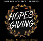 Organizers Seek Assistance For 2nd Annual HopesGiving Meal