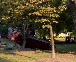 Vehicle Flips On Ash Street