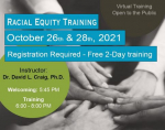 GPD to Host Racial Equity Training Oct. 26 & Oct. 28