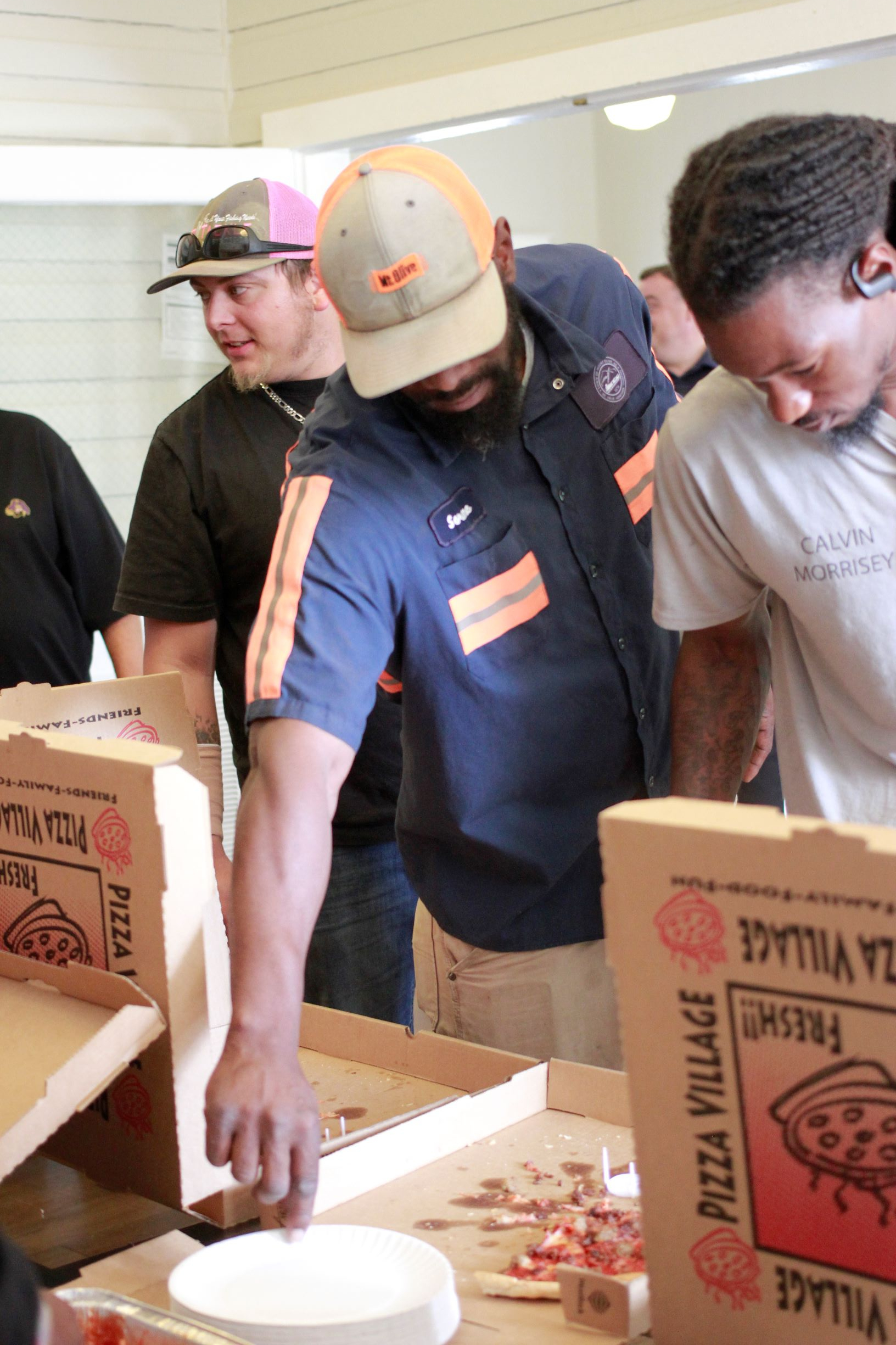 Commissioner Works To Feed Mount Olive Town Employees (PHOTO GALLERY)
