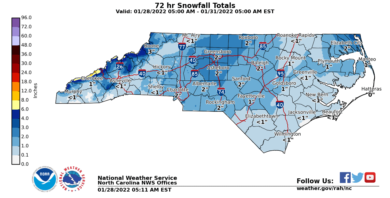 Winter Weather Advisory Issued For Wayne County