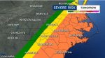 Level 3 Risk Of Severe Storms & Record Cold