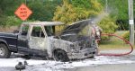 Firefighters Respond To Truck Fire In Dudley [Photo Gallery]