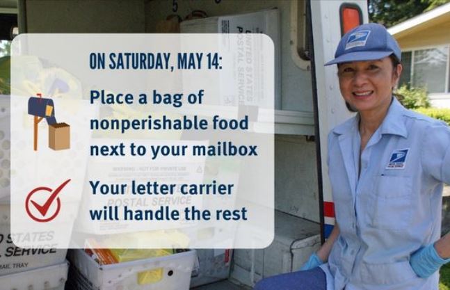 Letter Carriers’ Annual Food Drive Set for Saturday
