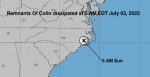 Tropical Storm Colin Dissipates But Chance Of Severe Weather This Afternoon