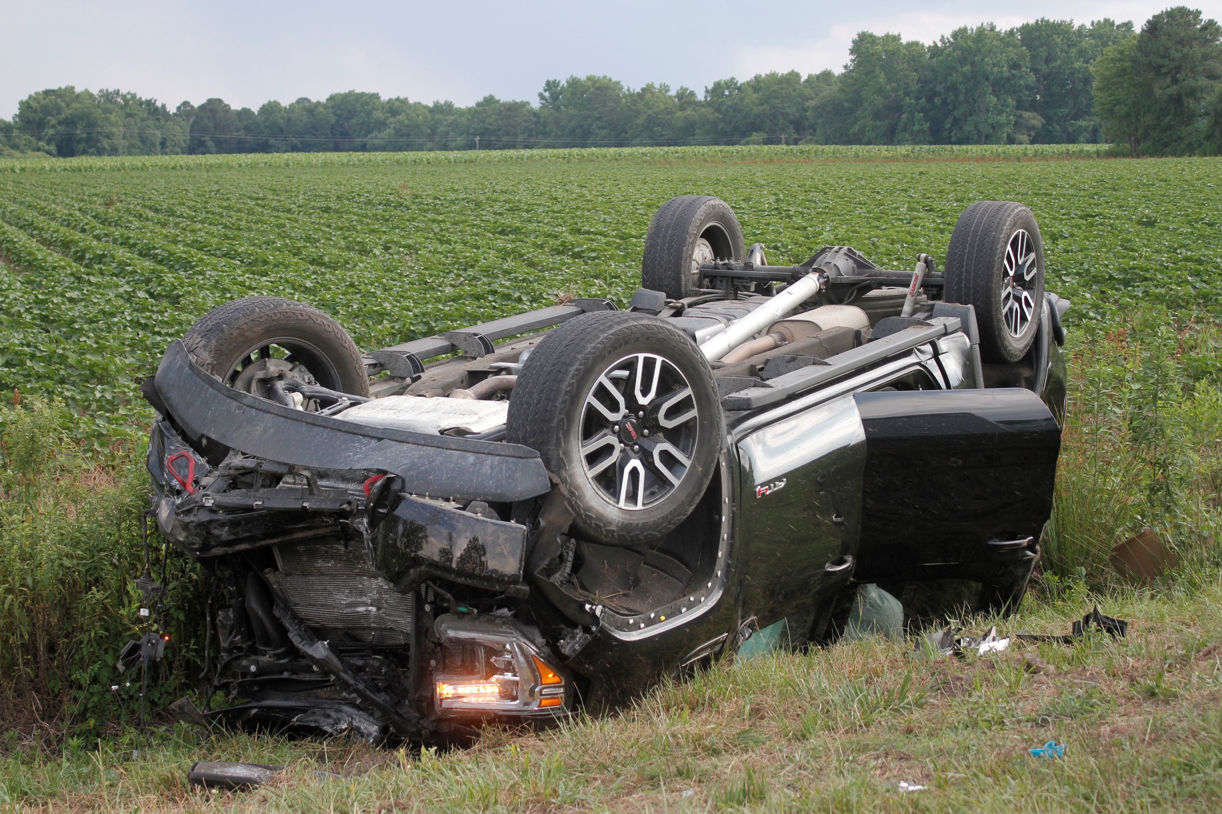 Crash Sends One To The Hospital