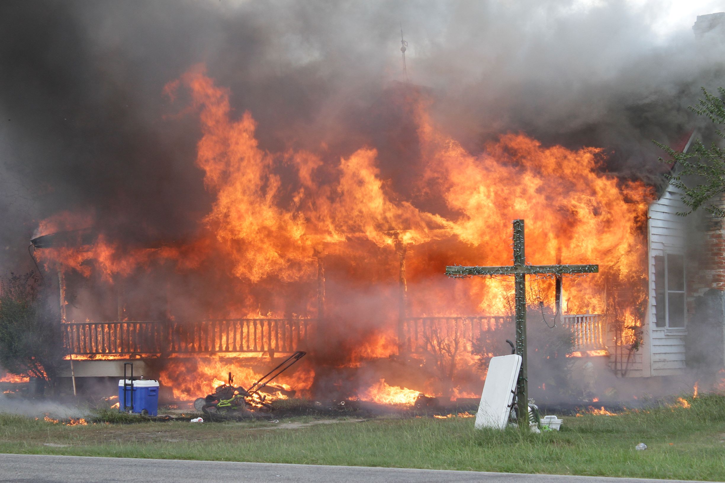 Structure Fire On Zion Church Road