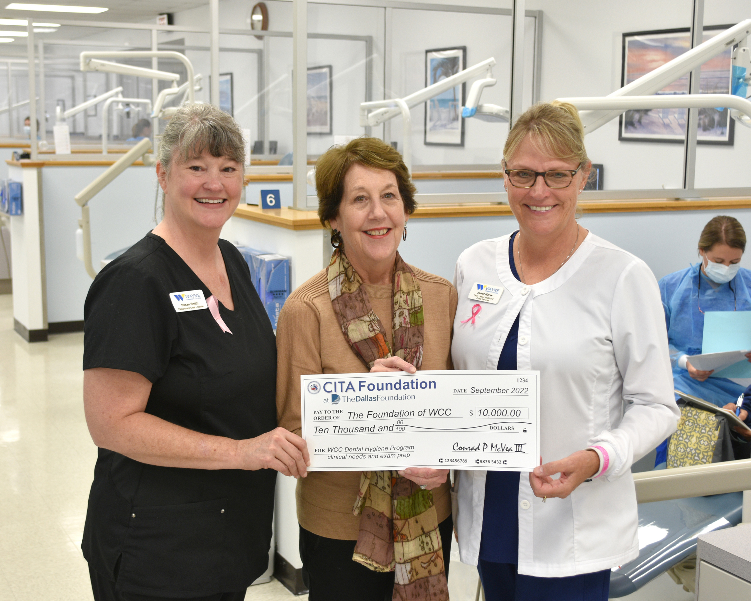 WCC Dental Hygiene Program Awarded $10,000 Grant