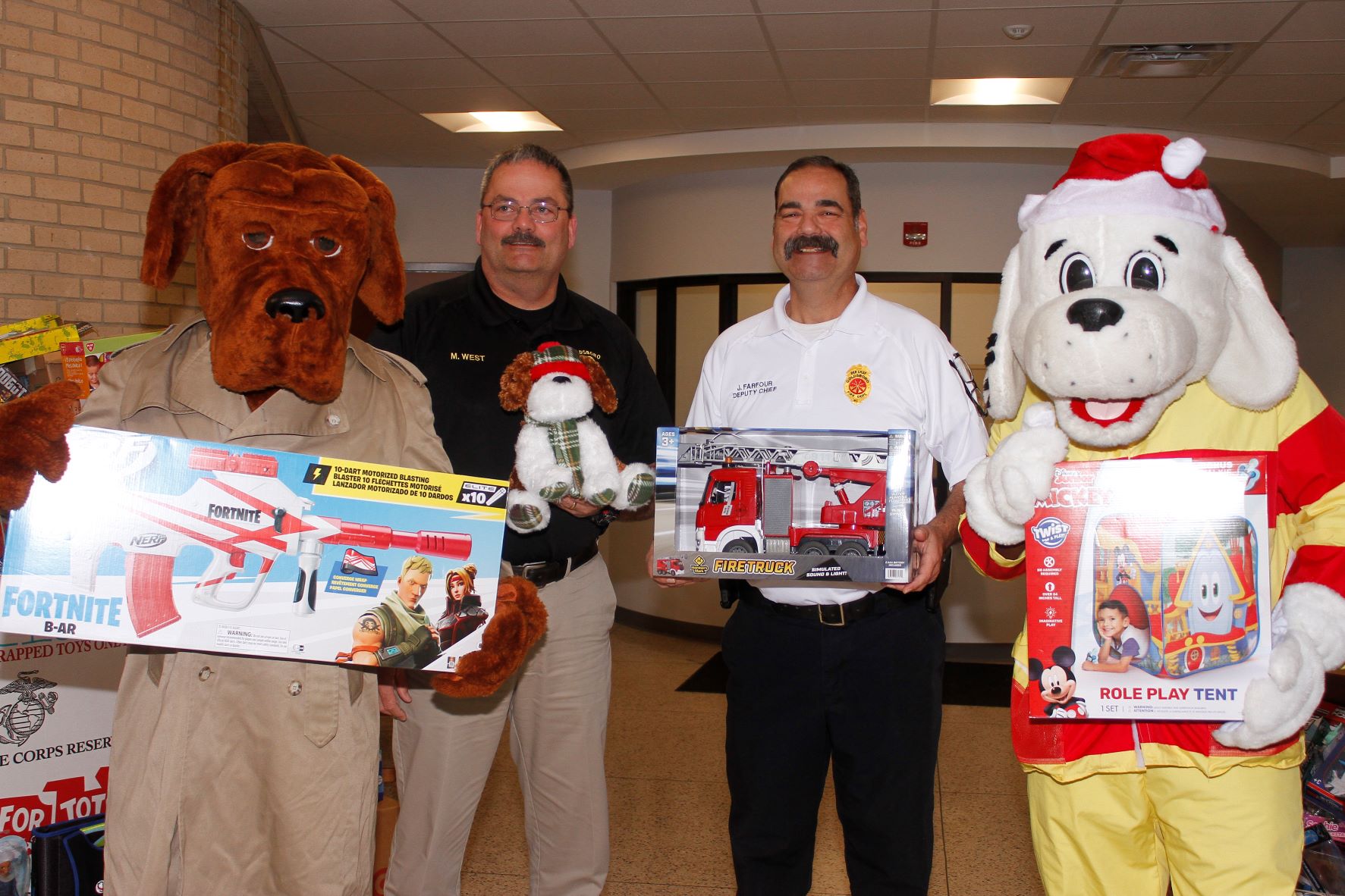 Goldsboro Police & Fire Departments Hold Successful Toy Drive