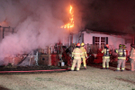 Indian Springs Home Catches Fire