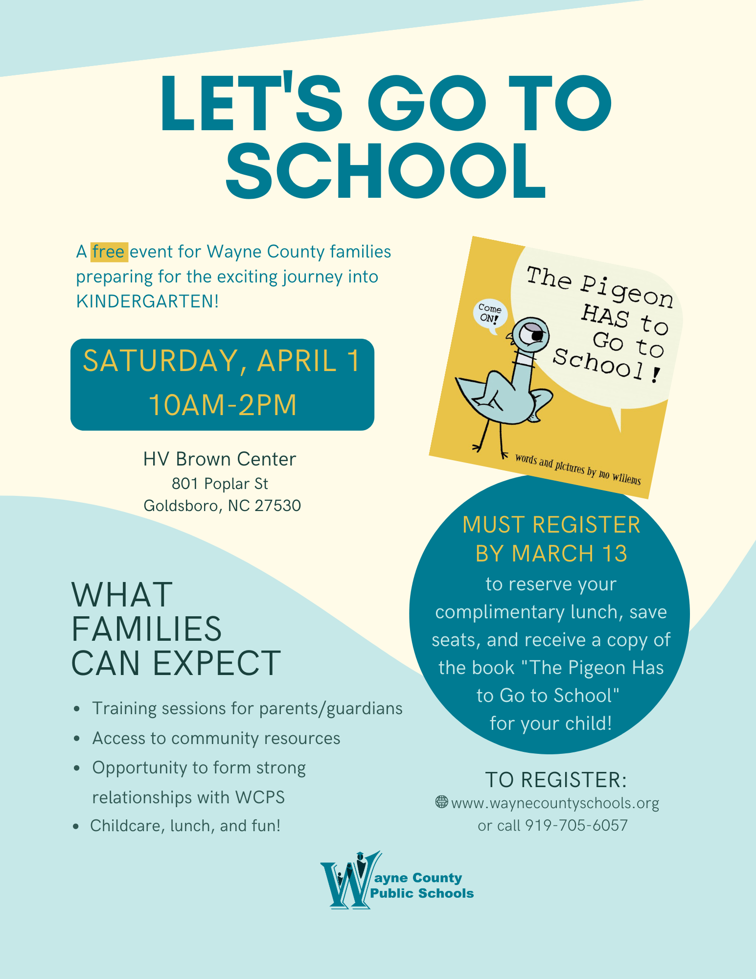 WCPS Invites Families to “Let’s Go to School” Event