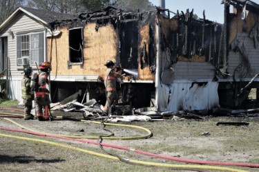 Firefighters Respond to Structure Fire